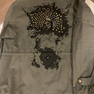 Hand embellish and accented summer jacket